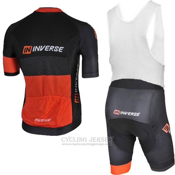2017 Cycling Jersey Inverse Black Short Sleeve and Bib Short