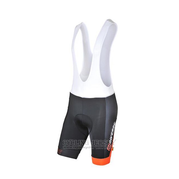 2017 Cycling Jersey Inverse Black and Orange Short Sleeve and Bib Short