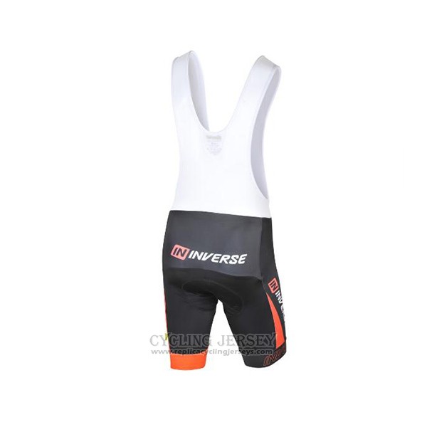 2017 Cycling Jersey Inverse Black and Orange Short Sleeve and Bib Short