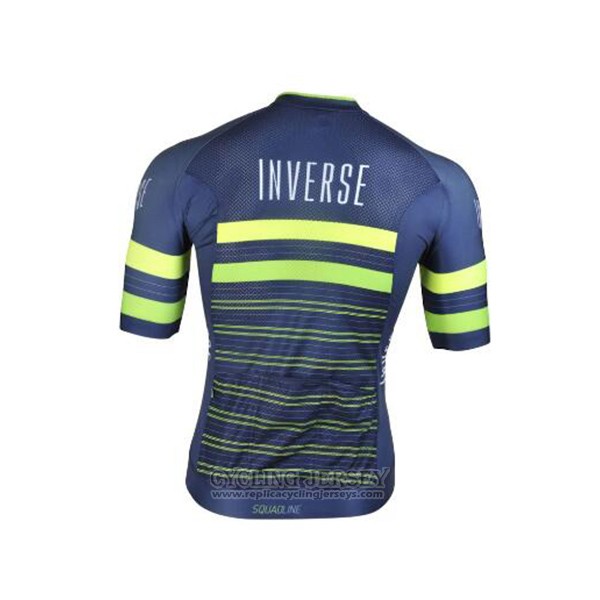 2017 Cycling Jersey Inverse Blue Short Sleeve and Bib Short