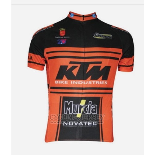 2015 Cycling Jersey Ktm Black and Orange Short Sleeve and Bib Short