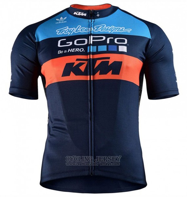 2017 Cycling Jersey Ktm Bluee Short Sleeve and Bib Short