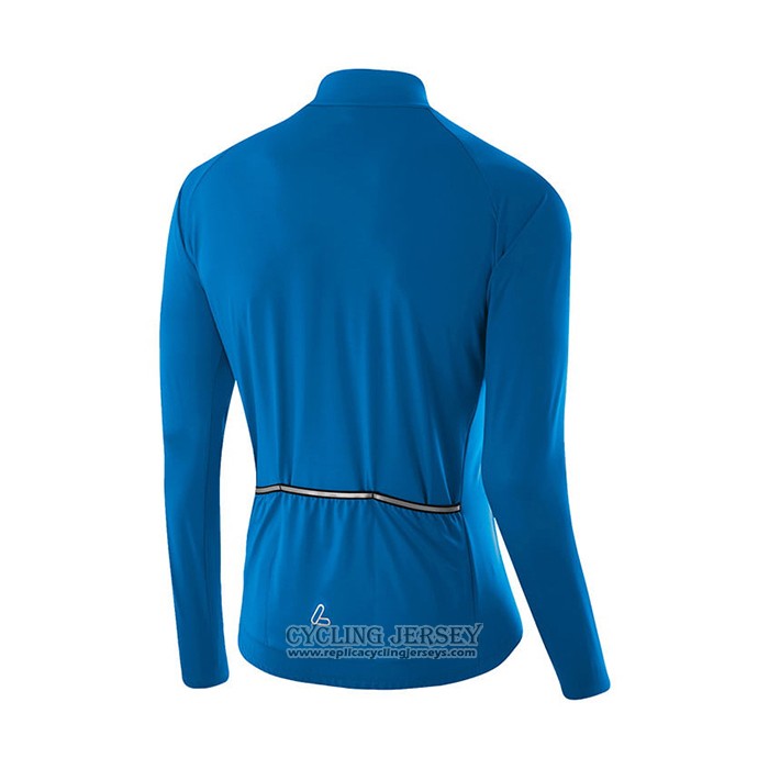 2021 Cycling Jersey Loffler Blue Long Sleeve And Bib Tight QXF21-0047