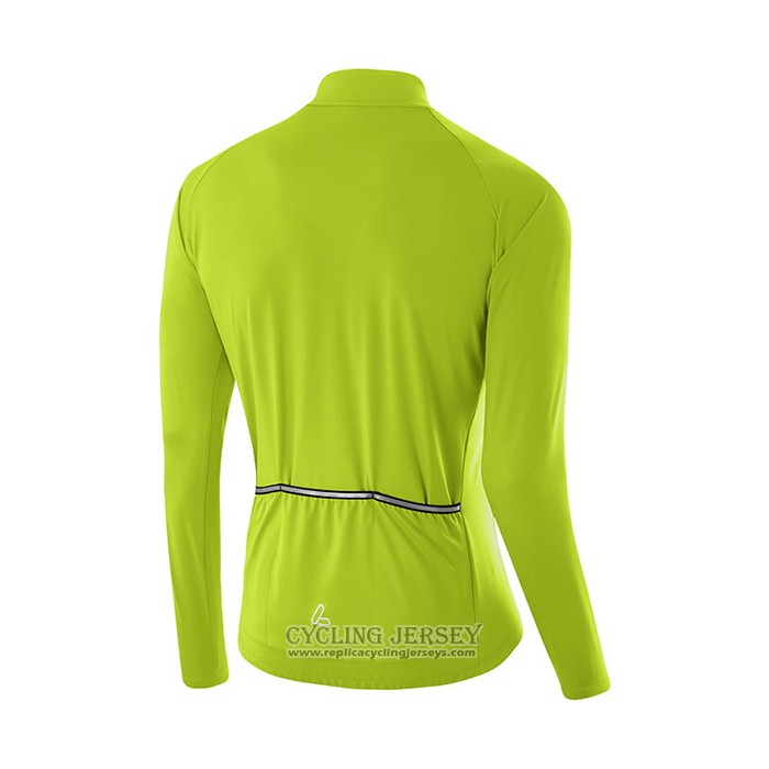 2021 Cycling Jersey Loffler Green Long Sleeve And Bib Tight QXF21-0046