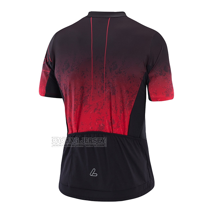 2022 Cycling Jersey Loffler Black Red Short Sleeve and Bib Short
