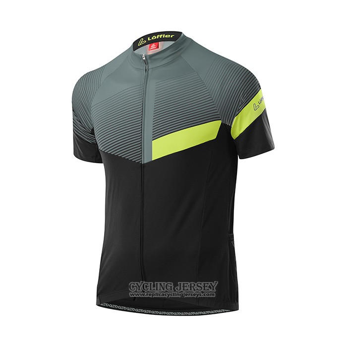 2022 Cycling Jersey Loffler Gray Short Sleeve And Bib Short