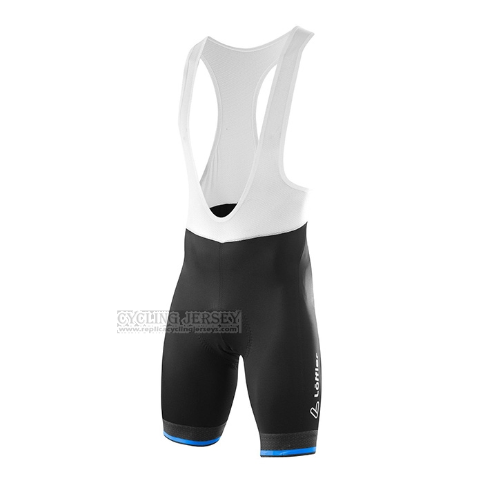 2022 Cycling Jersey Loffler Light Blue Blue Short Sleeve and Bib Short