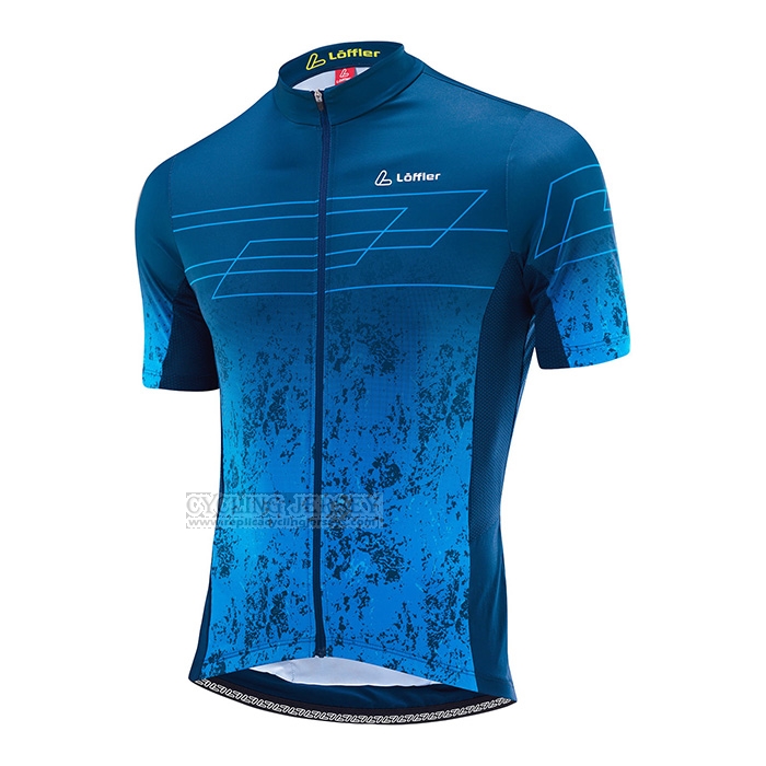 2022 Cycling Jersey Loffler Red Black Short Sleeve and Bib Short