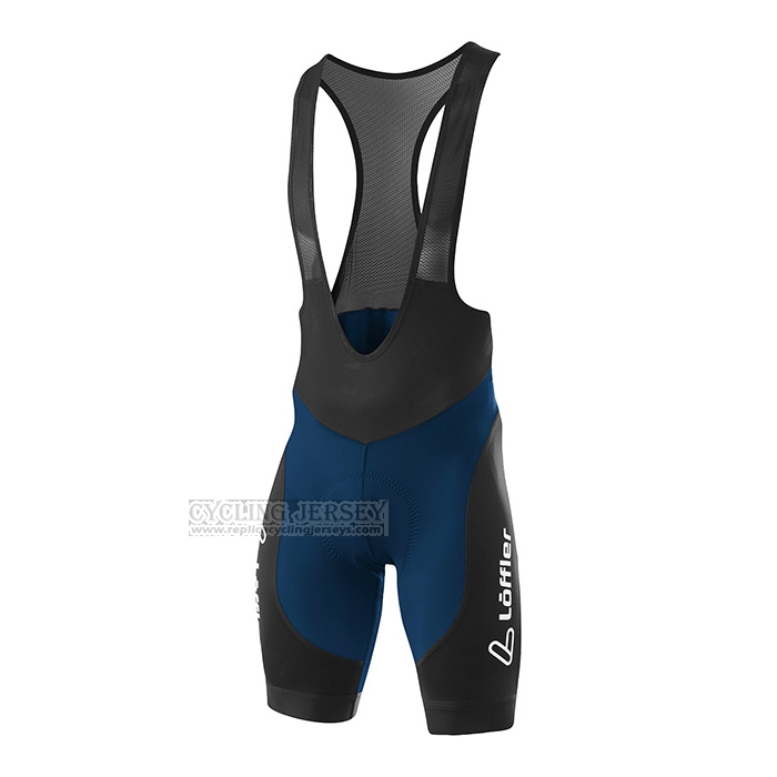 2022 Cycling Jersey Loffler Red Black Short Sleeve and Bib Short