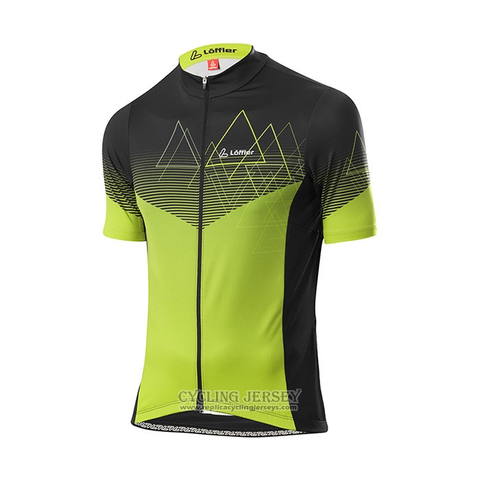 2022 Cycling Jersey Loffler Yellow Short Sleeve And Bib Short