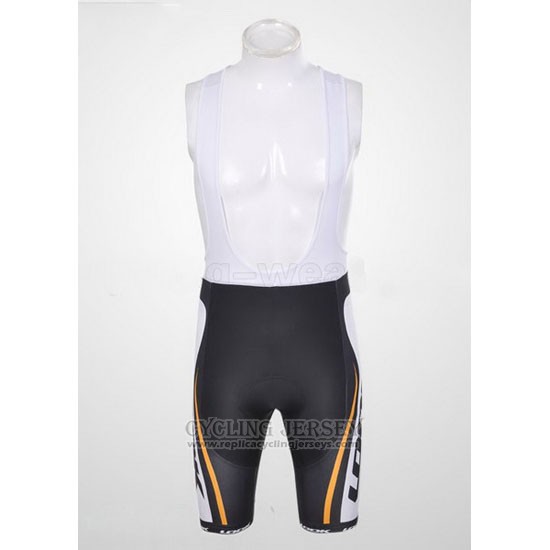 2011 Cycling Jersey Look Black and White Short Sleeve and Bib Short