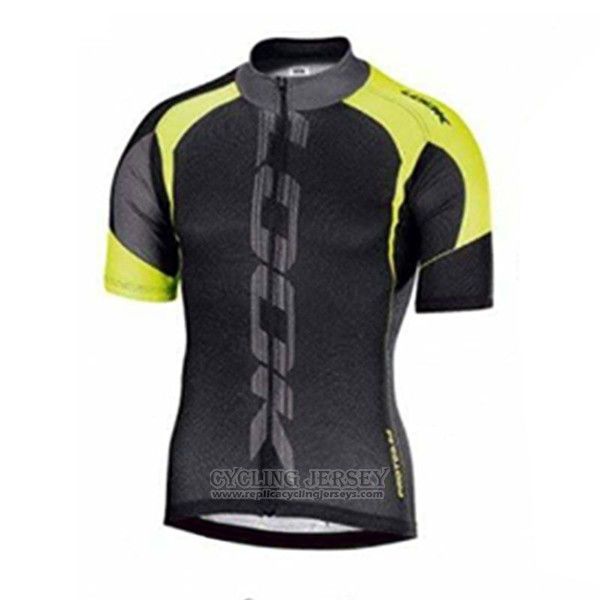 2017 Cycling Jersey Look Black and Green Short Sleeve and Bib Short
