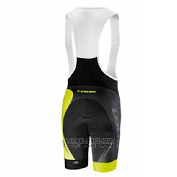 2017 Cycling Jersey Look Black and Green Short Sleeve and Bib Short