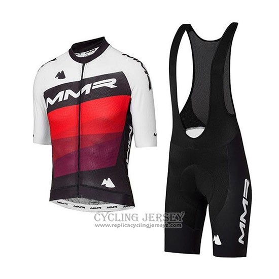 2020 Cycling Jersey Mmr White Black Red Short Sleeve And Bib Short