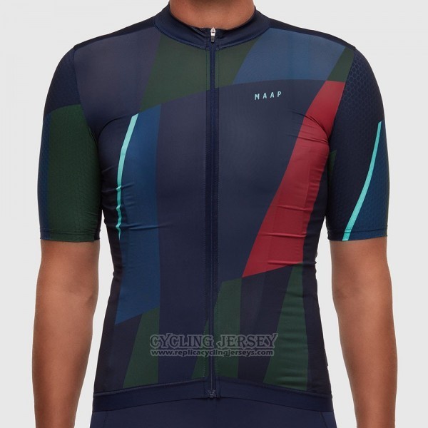 2017 Cycling Jersey Maap Deep Blue Short Sleeve and Bib Short