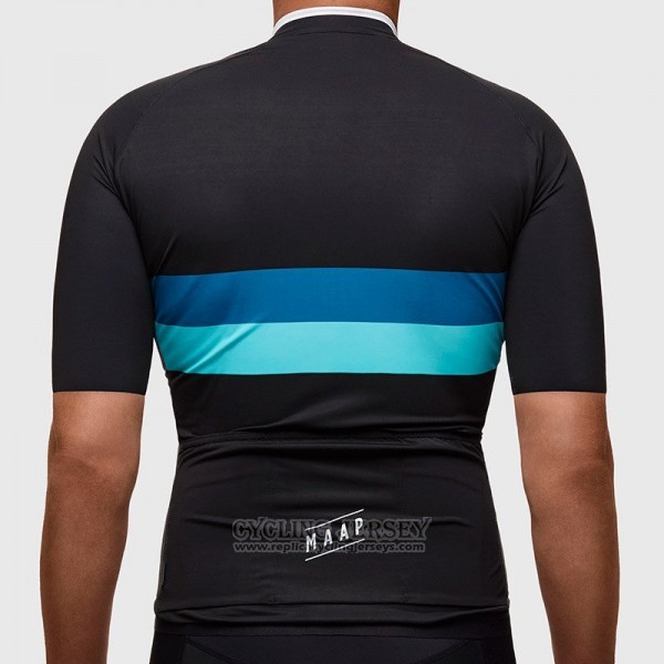 2017 Cycling Jersey Maap Fat Stripe Black Short Sleeve and Bib Short