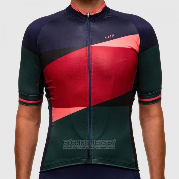 2017 Cycling Jersey Maap Red Short Sleeve and Bib Short