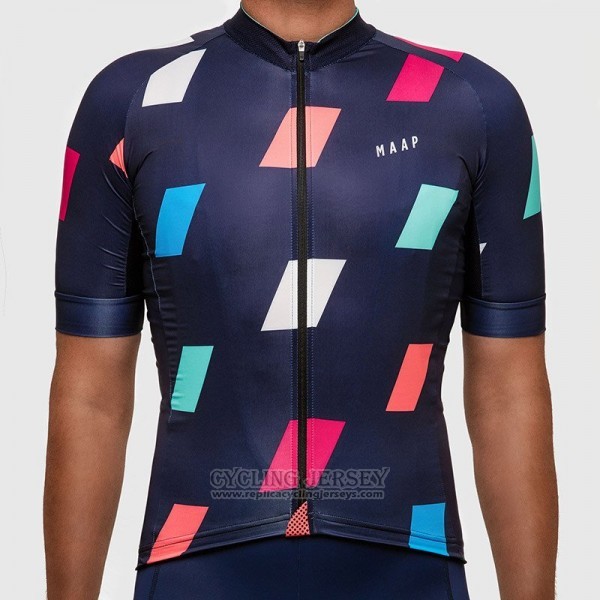 2017 Cycling Jersey Maap Tilt Black Short Sleeve and Bib Short