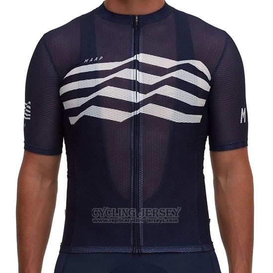 2019 Cycling Jersey Maap Flag Black White Black Short Sleeve and Bib Short