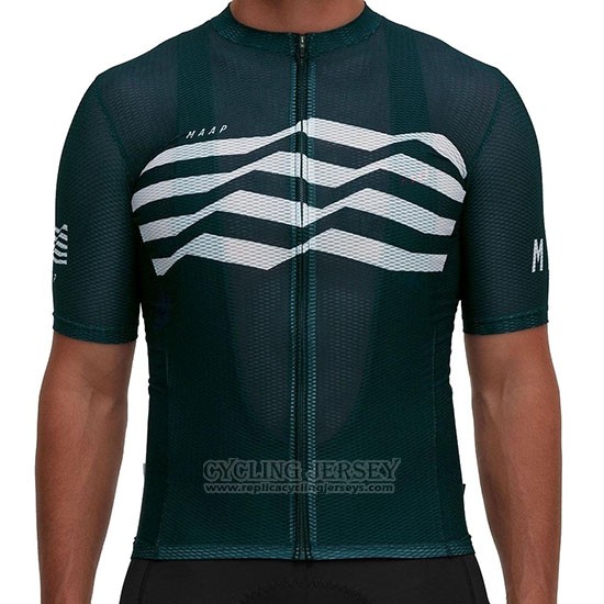 2019 Cycling Jersey Maap Flag Green White Black Short Sleeve and Bib Short