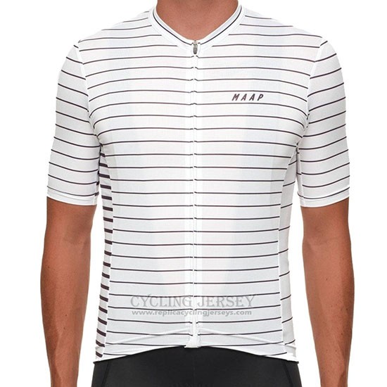 2019 Cycling Jersey Maap Movement White Short Sleeve and Bib Short