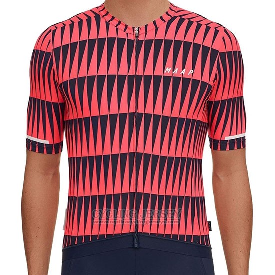 2019 Cycling Jersey Maap Red Black Short Sleeve and Bib Short