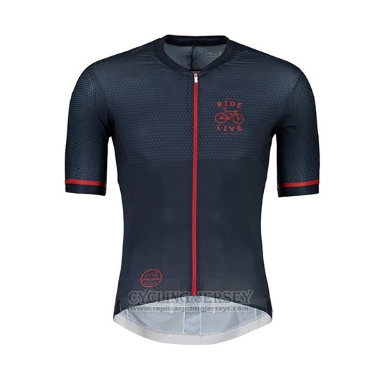 2018 Cycling Jersey Maloja Pushbikersm Black Short Sleeve and Bib Short