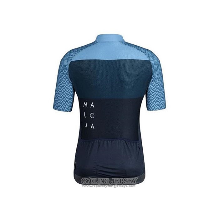 2020 Cycling Jersey Maloja Blue Short Sleeve And Bib Short