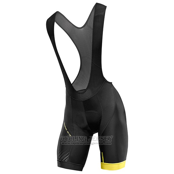 2017 Cycling Jersey Mavic Blue and Black Short Sleeve and Bib Short