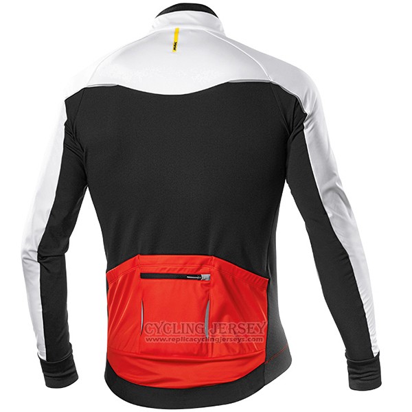 2017 Cycling Jersey Mavic Long Sleeve and Bib Tight White and Orange Short Sleeve and Bib Short