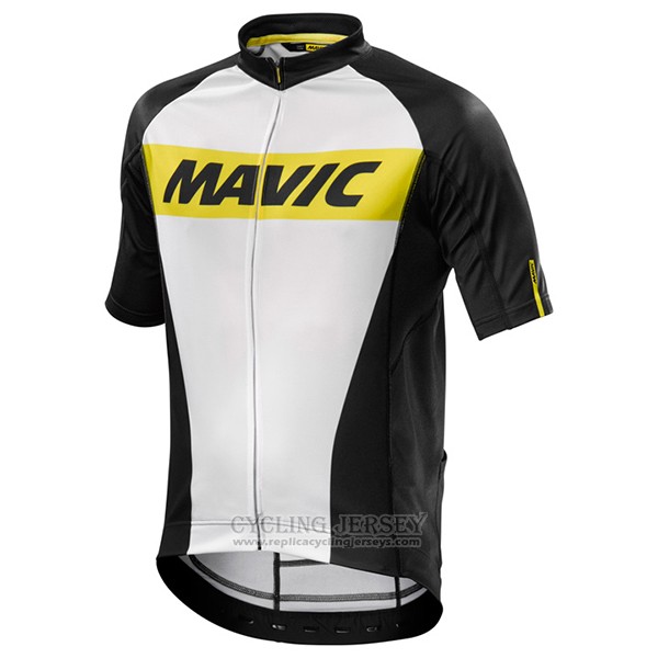 2017 Cycling Jersey Mavic White Short Sleeve and Bib Short
