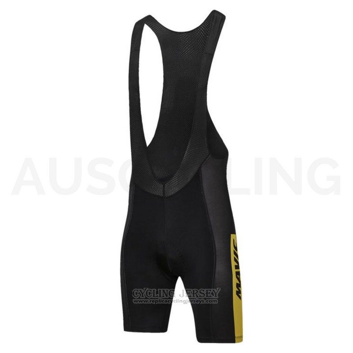 2018 Cycling Jersey Mavic Blue and Marron Short Sleeve and Bib Short