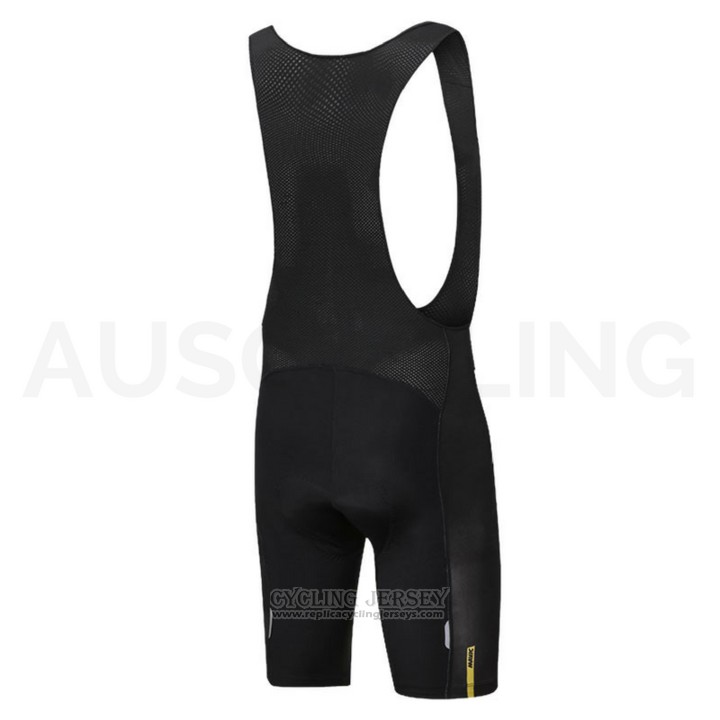 2018 Cycling Jersey Mavic Blue and Marron Short Sleeve and Bib Short