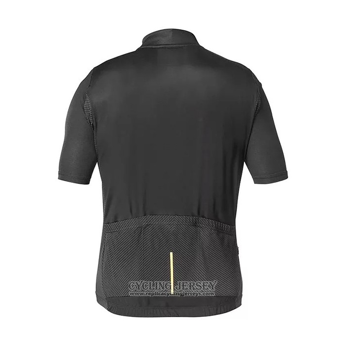 2021 Cycling Jersey Mavic Black Short Sleeve And Bib Short