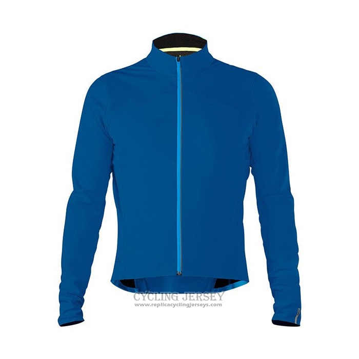 2021 Cycling Jersey Mavic Blue Long Sleeve And Bib Tight QXF21-0049