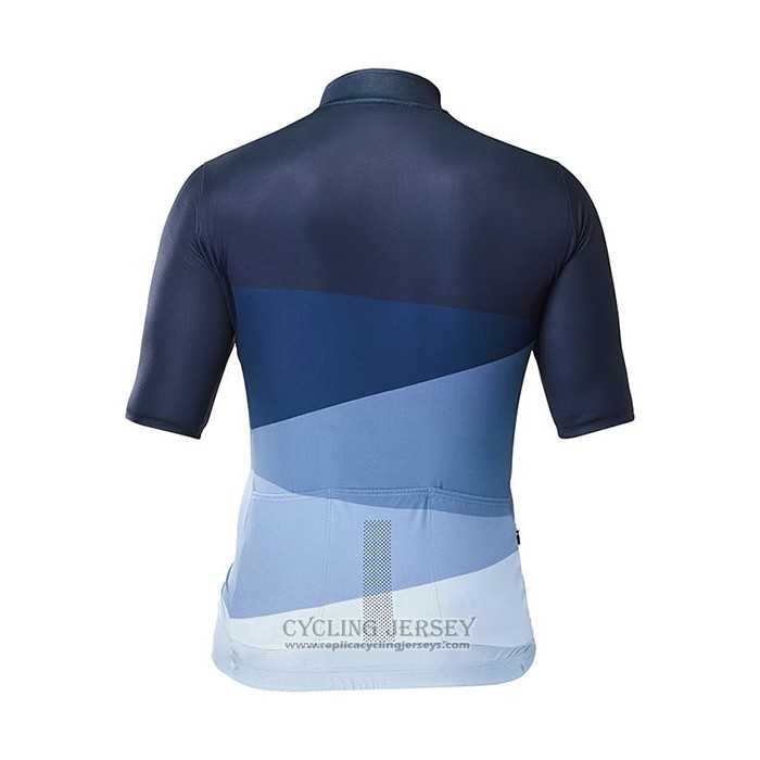 2021 Cycling Jersey Mavic Blue Short Sleeve And Bib Short QXF21-0050