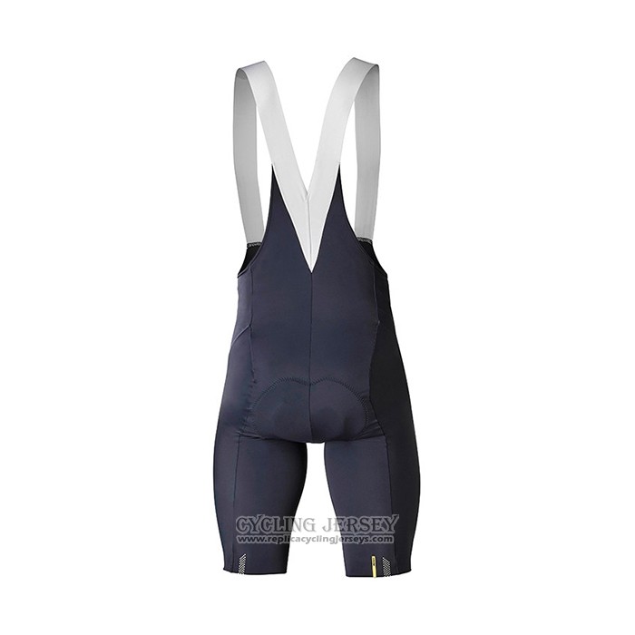 2021 Cycling Jersey Mavic Blue Short Sleeve And Bib Short QXF21-0050