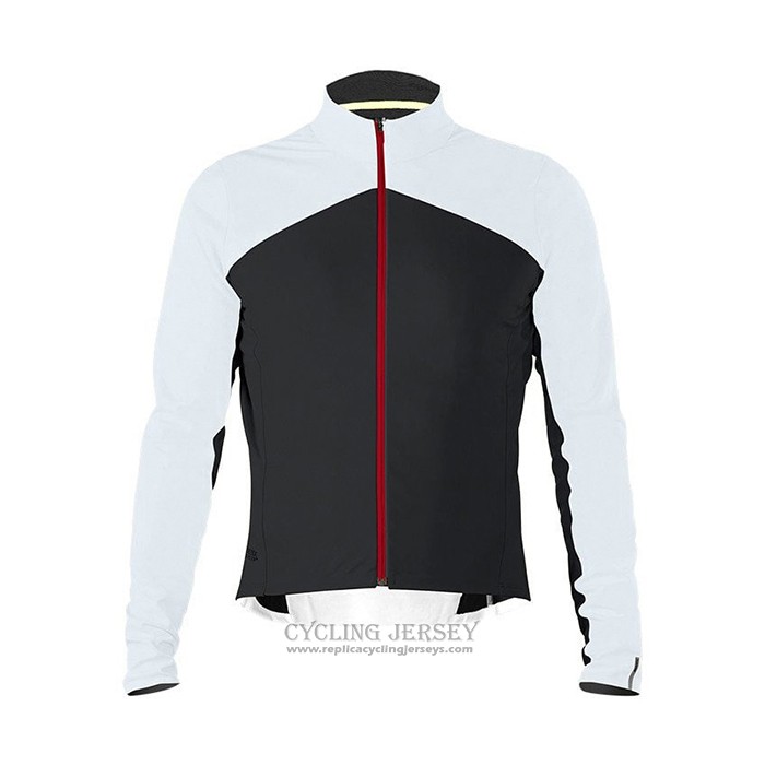 2021 Cycling Jersey Mavic White Long Sleeve And Bib Tight QXF21-0048
