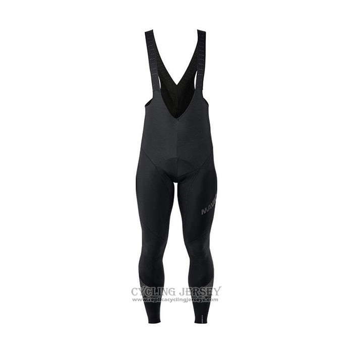 2021 Cycling Jersey Mavic White Long Sleeve And Bib Tight QXF21-0048