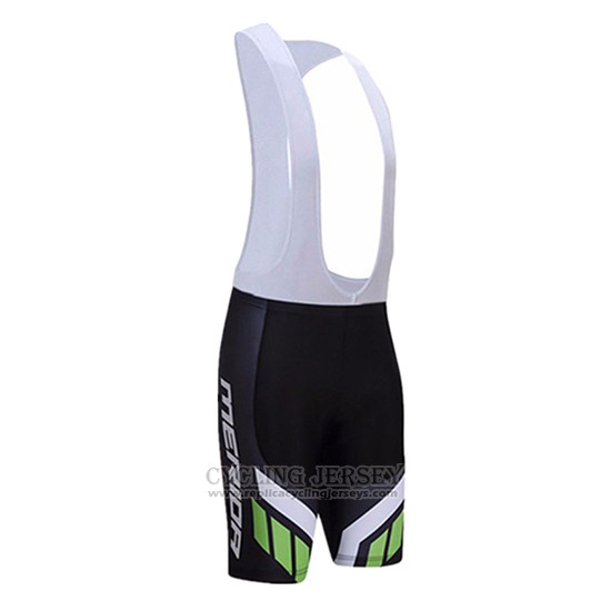 2017 Cycling Jersey Merida Black and Green Short Sleeve and Bib Short