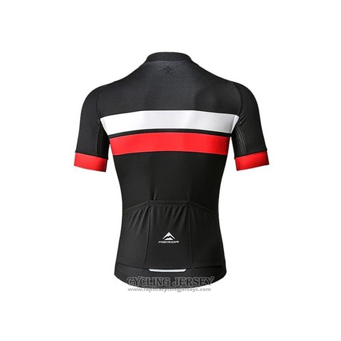 2020 Cycling Jersey Merida Black White Red Short Sleeve And Bib Short