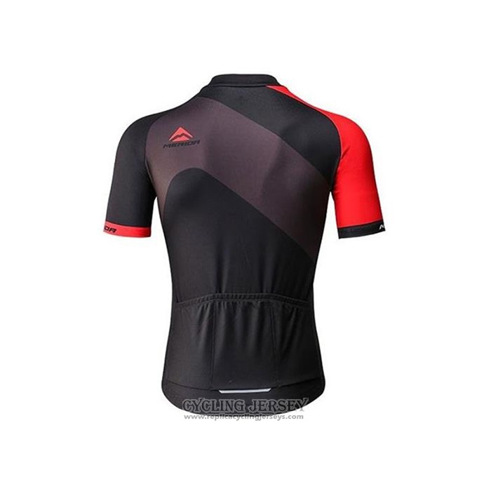 2020 Cycling Jersey Merida Red Black Short Sleeve And Bib Short1