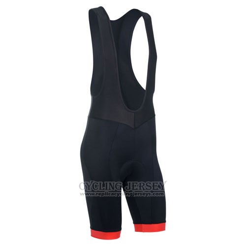 2014 Cycling Jersey Monton Black and Red Short Sleeve and Bib Short