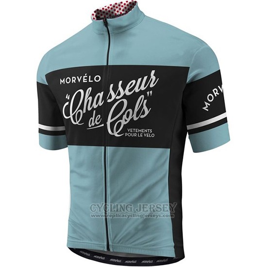 2018 Cycling Jersey Morvelo Green and Black Short Sleeve and Bib Short