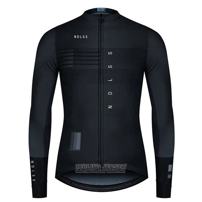 2020 Cycling Jersey NDLSS Black Long Sleeve And Bib Tight