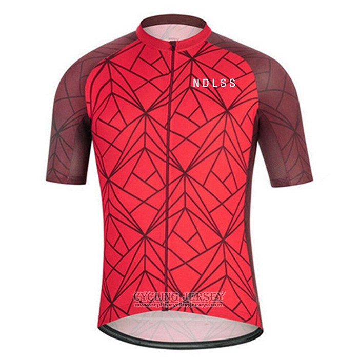 2020 Cycling Jersey NDLSS Deep Red Short Sleeve And Bib Short