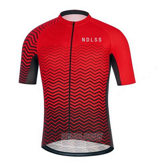 2020 Cycling Jersey NDLSS Red Short Sleeve And Bib Short