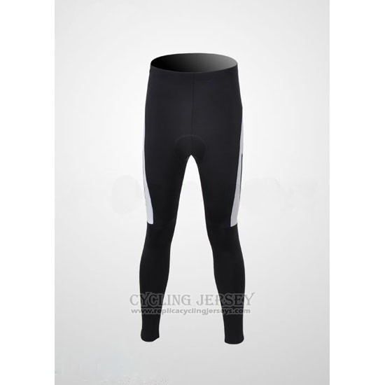 2010 Cycling Jersey Nalini Black and White Long Sleeve and Bib Tight