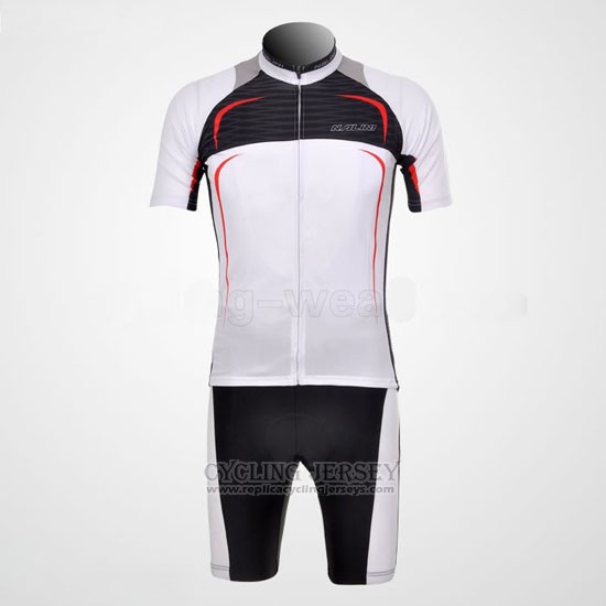 2010 Cycling Jersey Nalini Black and White Short Sleeve and Bib Short