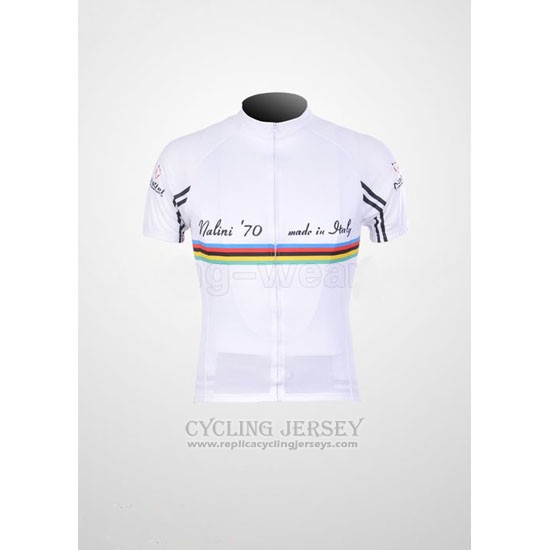 2011 Cycling Jersey Nalini White Short Sleeve and Bib Short